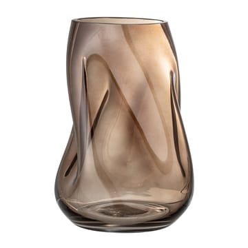 Bloomingville glass vase 26 cm - brown - Bloomingville