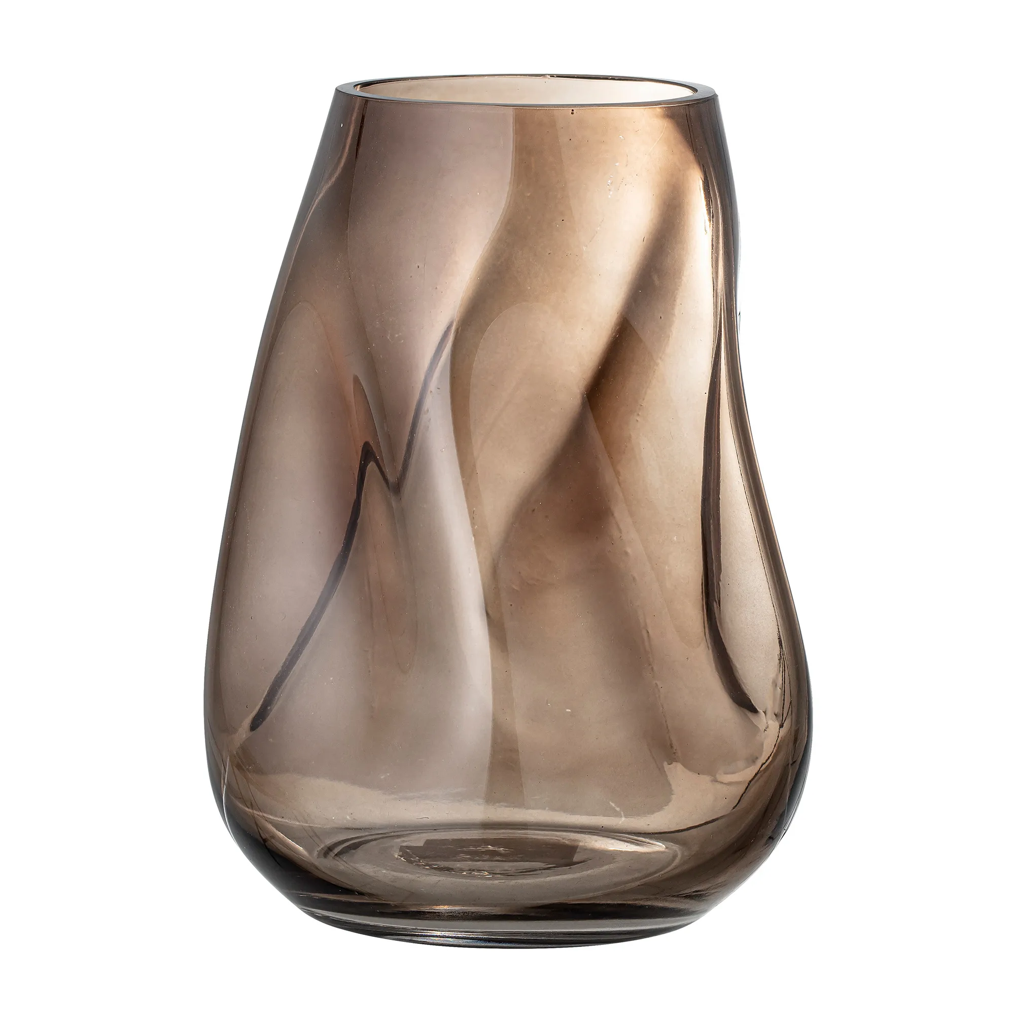 Bloomingville Ribbed Glass Vase