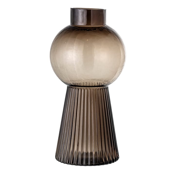 Bloomingville glass vase 33.5 cm - brown - Bloomingville