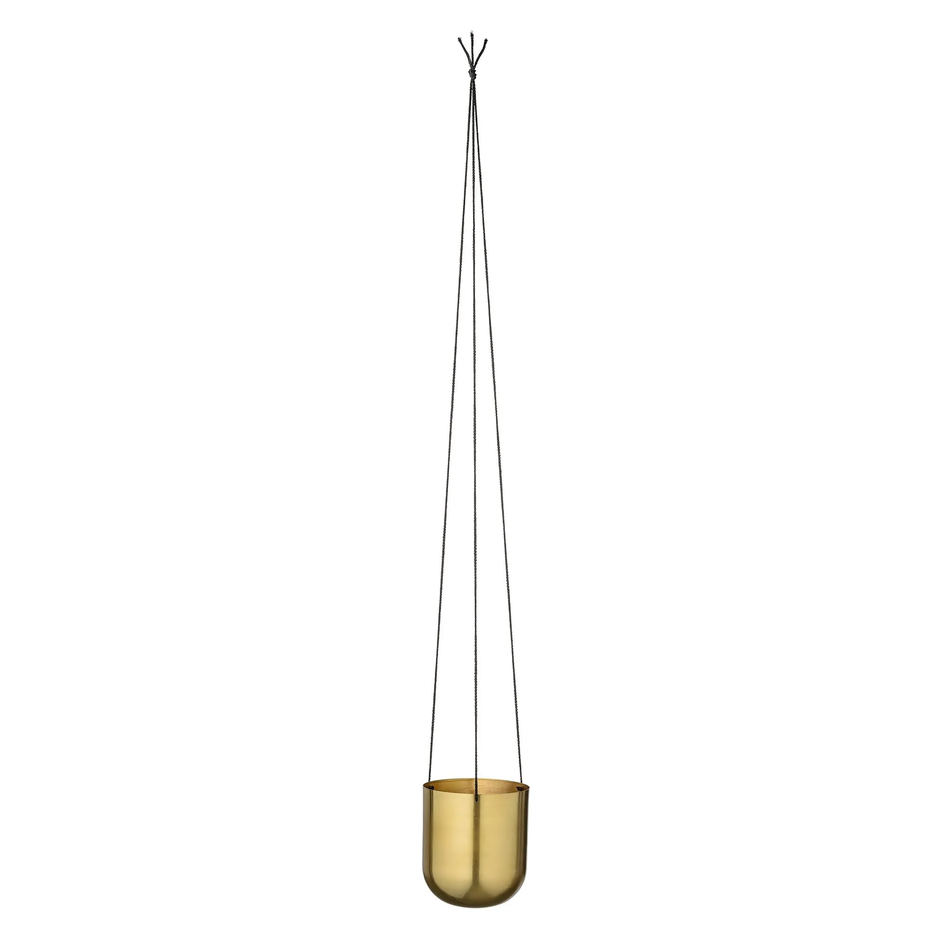 Bloomingville hanging flowerpot metal Ø13.5 cm, brass Bloomingville