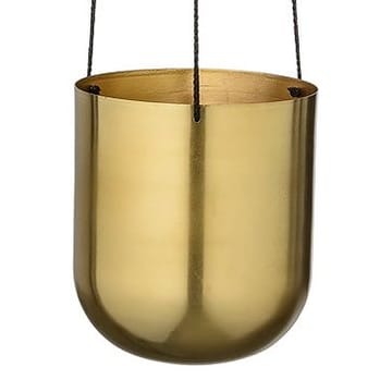 Bloomingville hanging flowerpot metal Ø13.5 cm - brass - Bloomingville