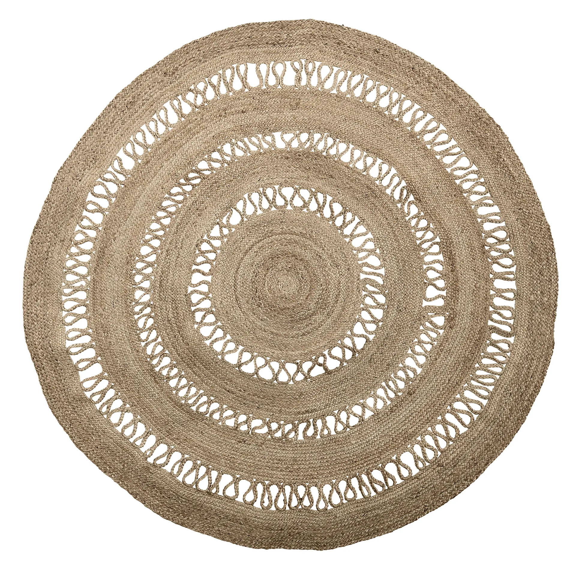 Bloomingville jute rug round Ø182 cm, natural Bloomingville