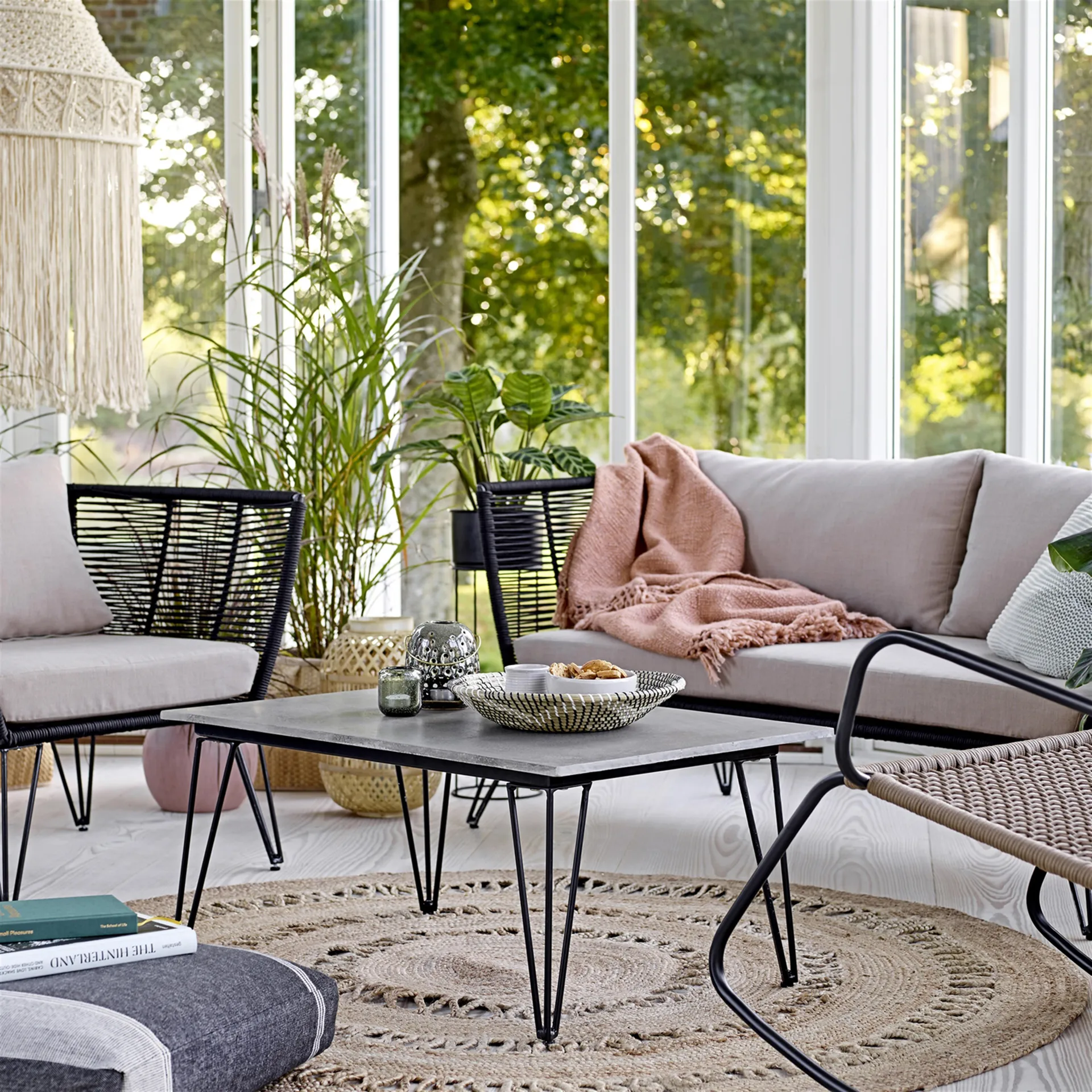 Bloomingville jute rug round Ø182 cm, natural Bloomingville