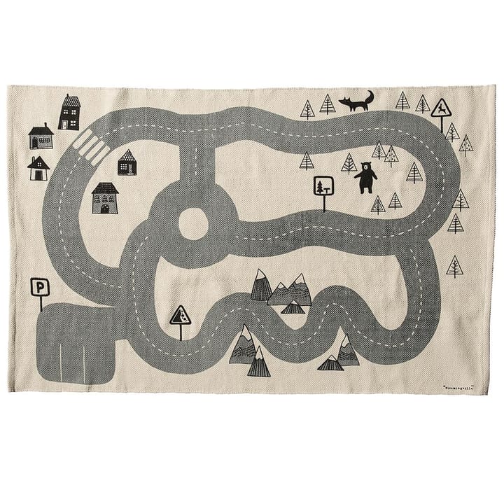 Bloomingville kids rug with road print - 100x150 cm - Bloomingville