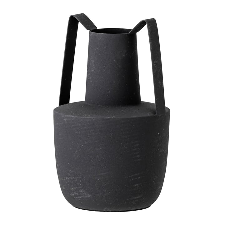 Bloomingville metal vase with handle 20.5 cm - black - Bloomingville