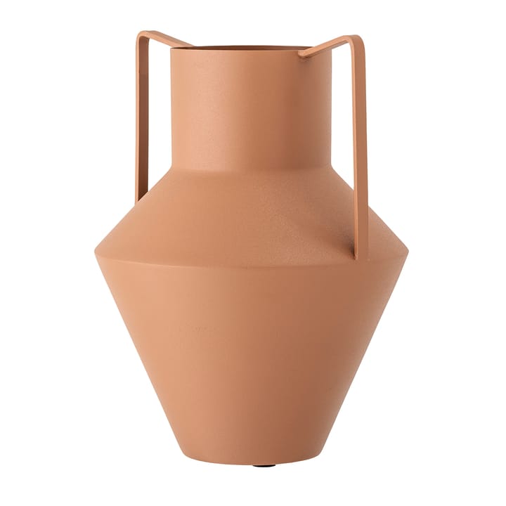 Bloomingville metal vase with handle 34 cm - brown - Bloomingville
