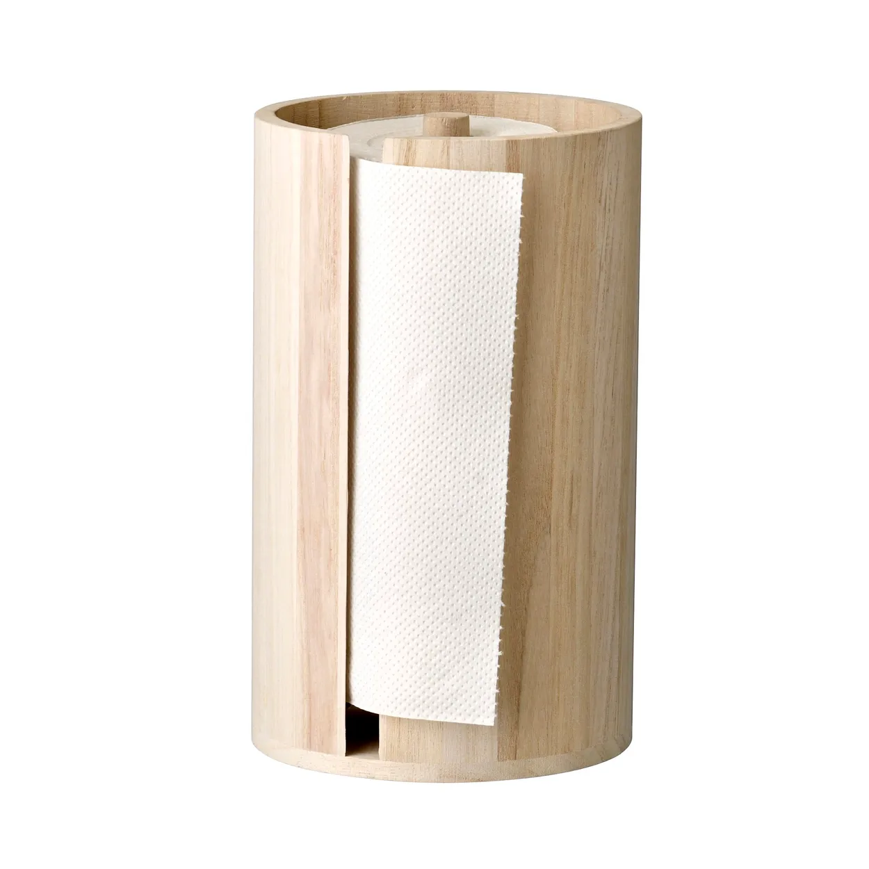 Bloomingville paper holder wood 25.5 cm | Scandinavian Design | Kitchen towel holders | Brown