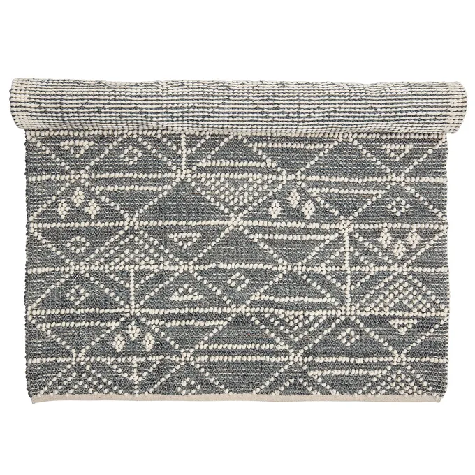 Bloomingville patterned wool carpet from Bloomingville