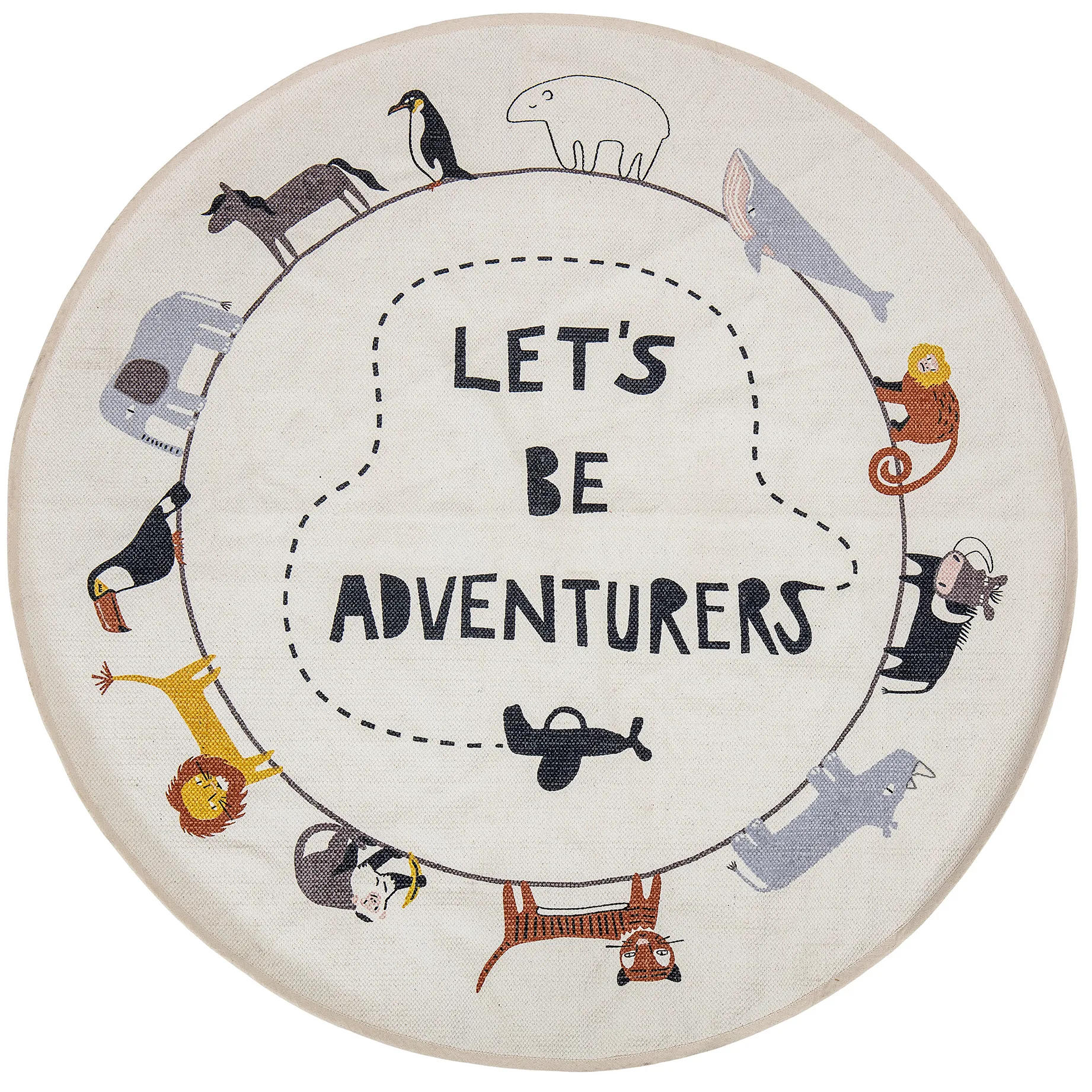 Bloomingville rug Ø130 cm, Multi Bloomingville