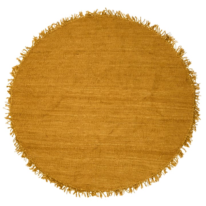 Bloomingville rug  jute Ø 150 cm - Yellow - Bloomingville