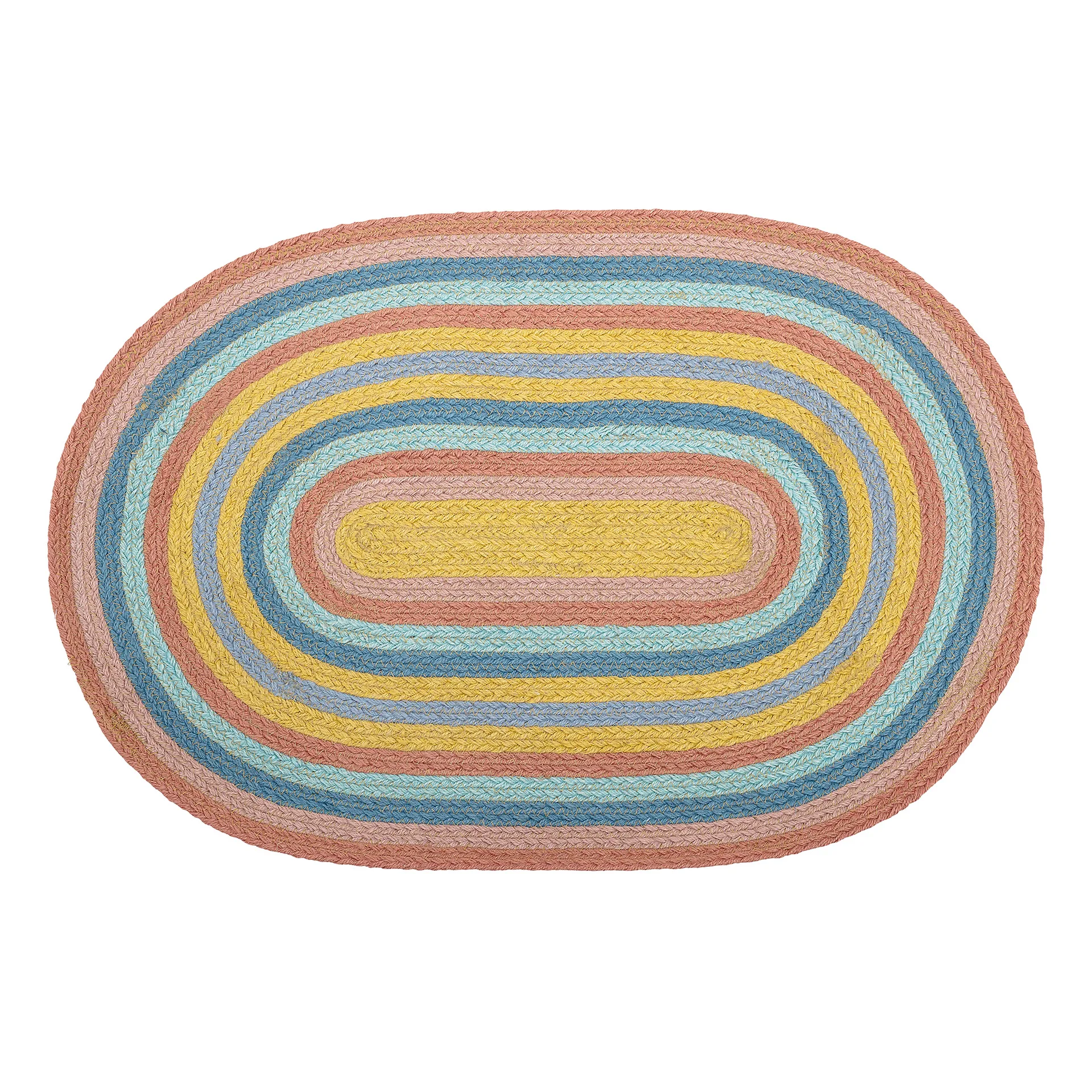 Bloomingville rug rainbow jute, Multi Bloomingville