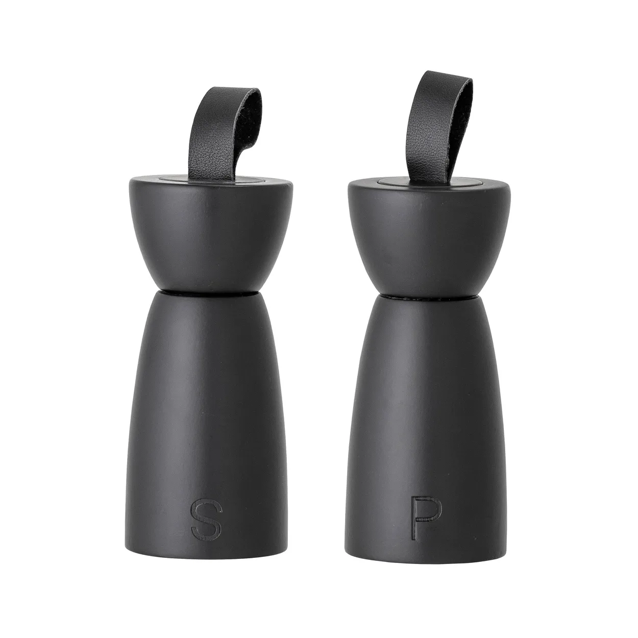 Bloomingville salt- and pepper mill 15 cm black | Scandinavian Design | Salt & pepper grinders | Black