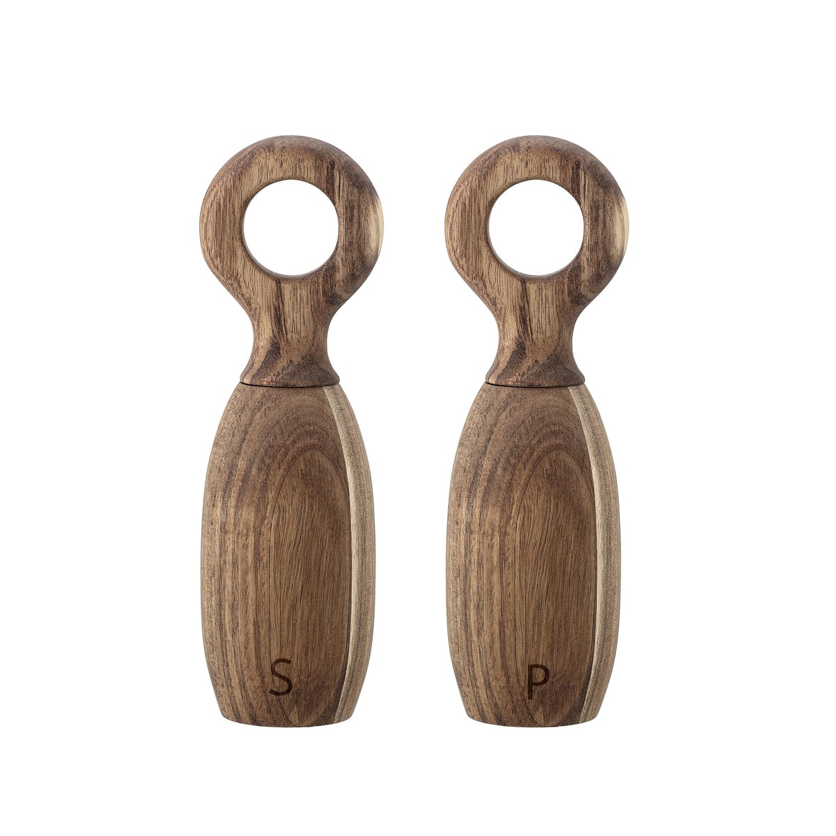 Bloomingville Bloomingville salt and pepper shaker wooden 21 cm
