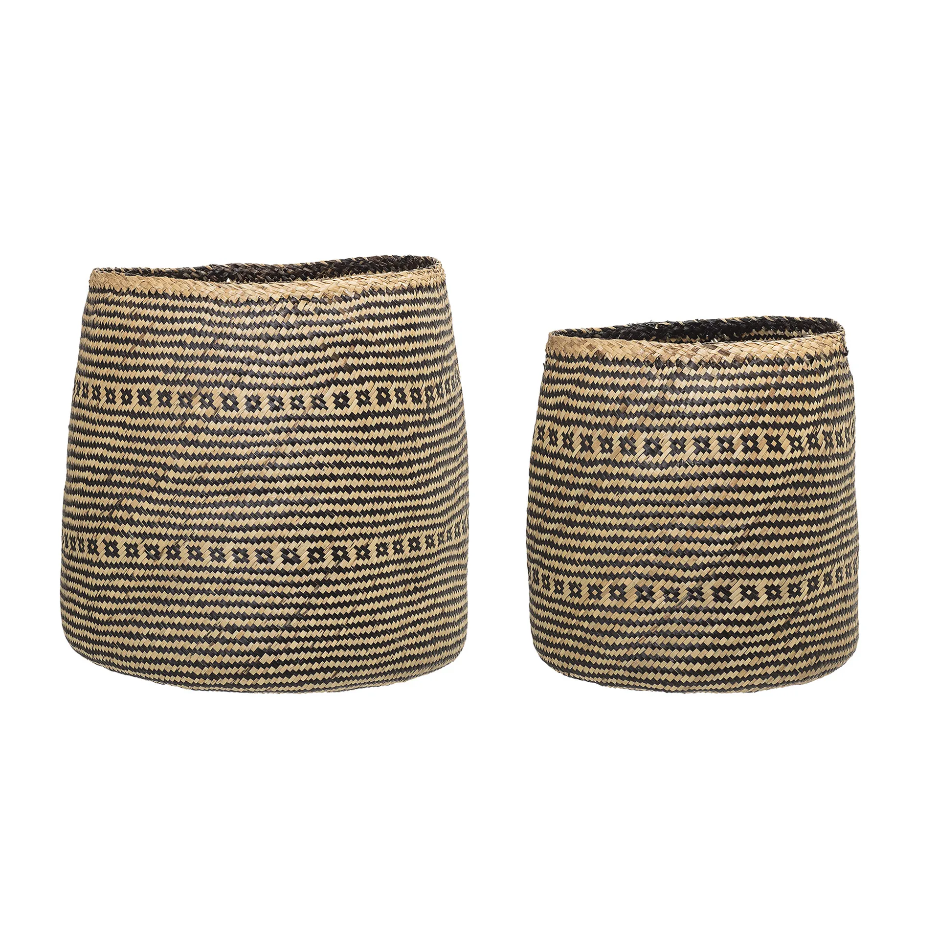 Bloomingville storage basket sea grass 2-pack, natural grey Bloomingville