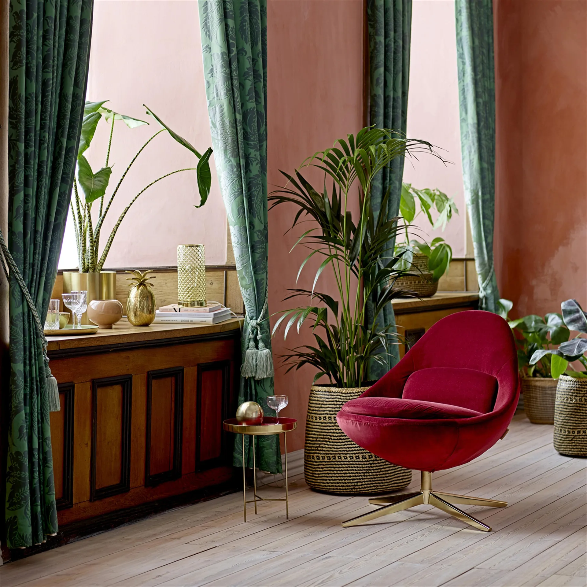 Bloomingville storage basket sea grass 2-pack, natural grey Bloomingville