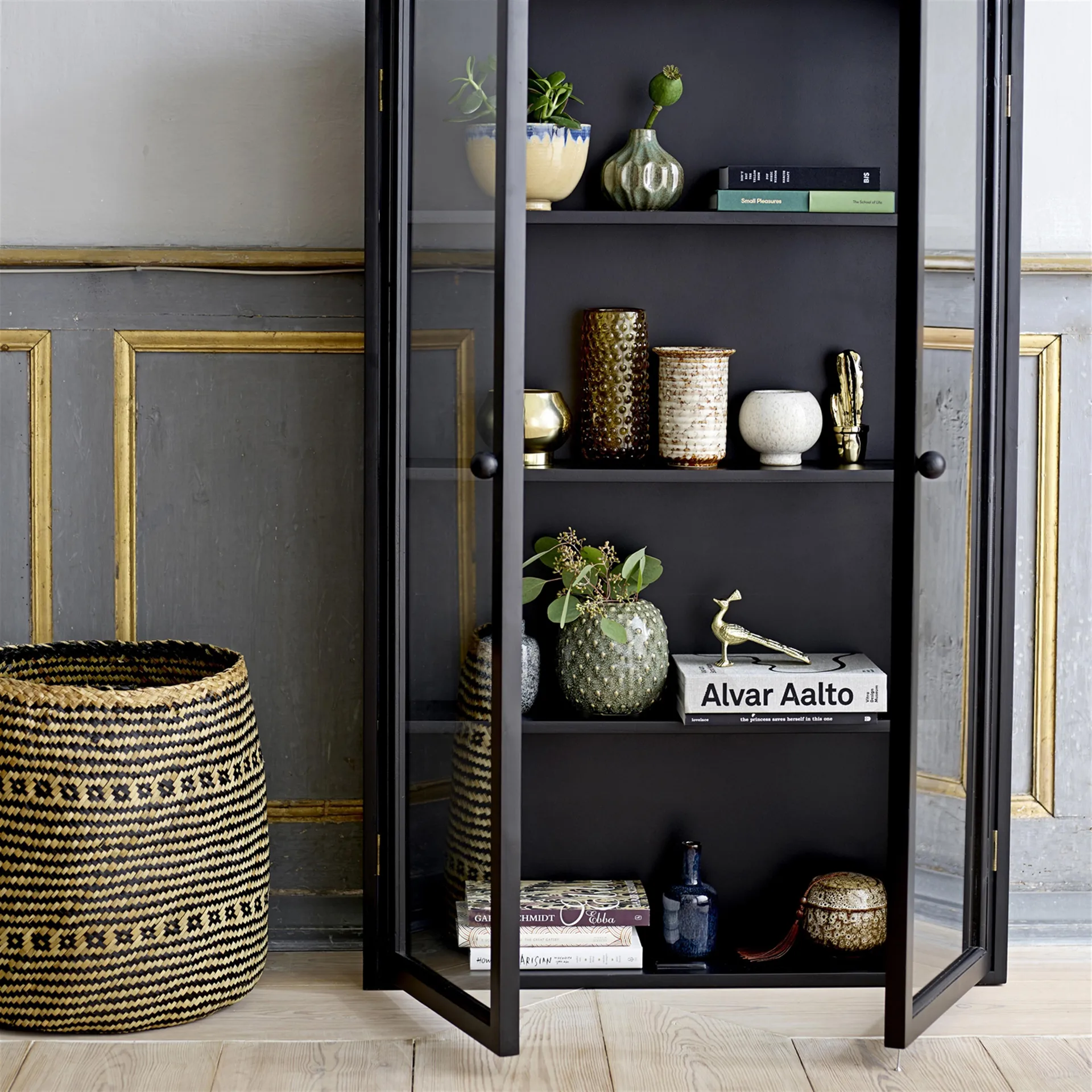 Bloomingville storage basket sea grass 2-pack, natural grey Bloomingville