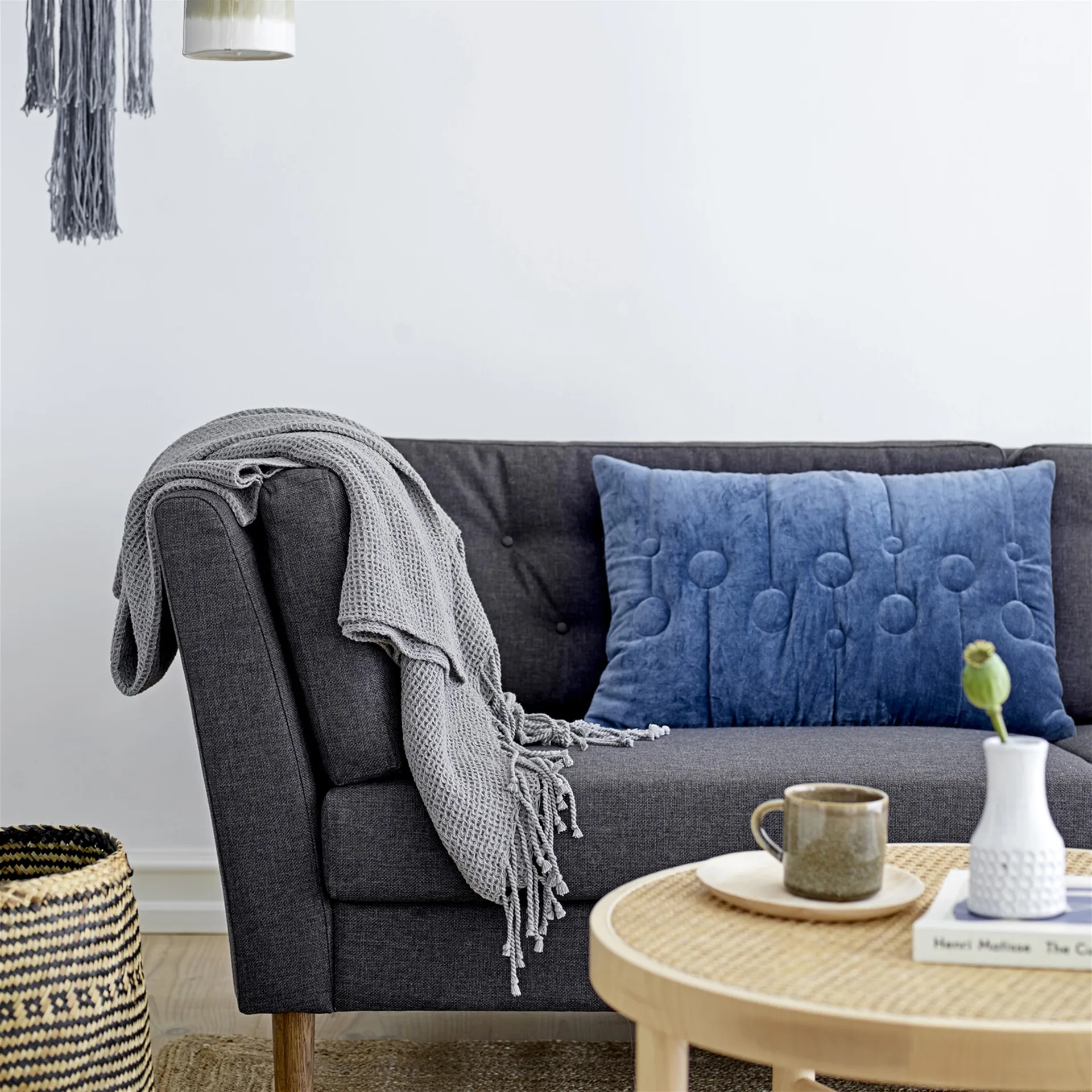 Bloomingville storage basket sea grass 2-pack, natural grey Bloomingville