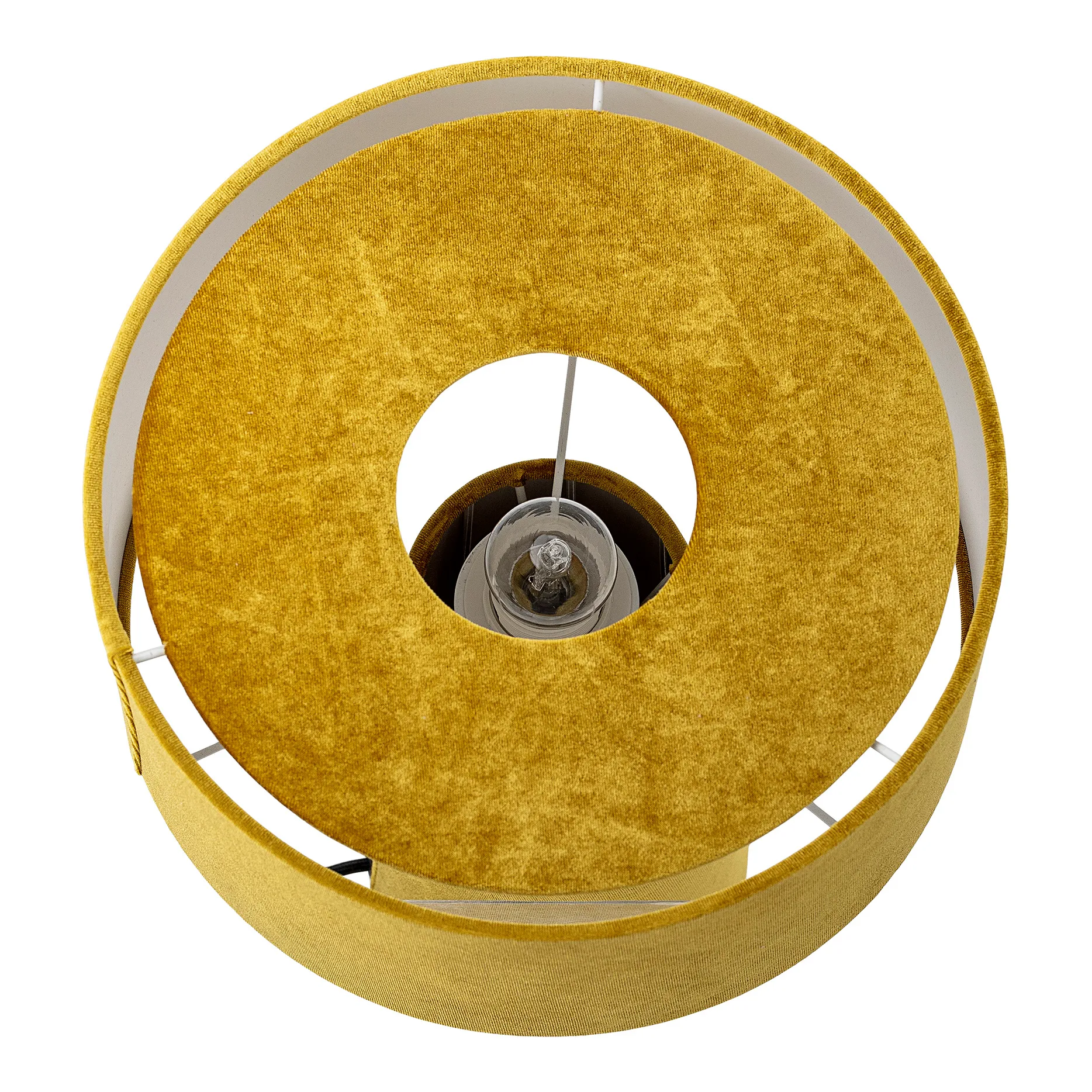 Bloomingville table lamp polyester, Yellow Bloomingville