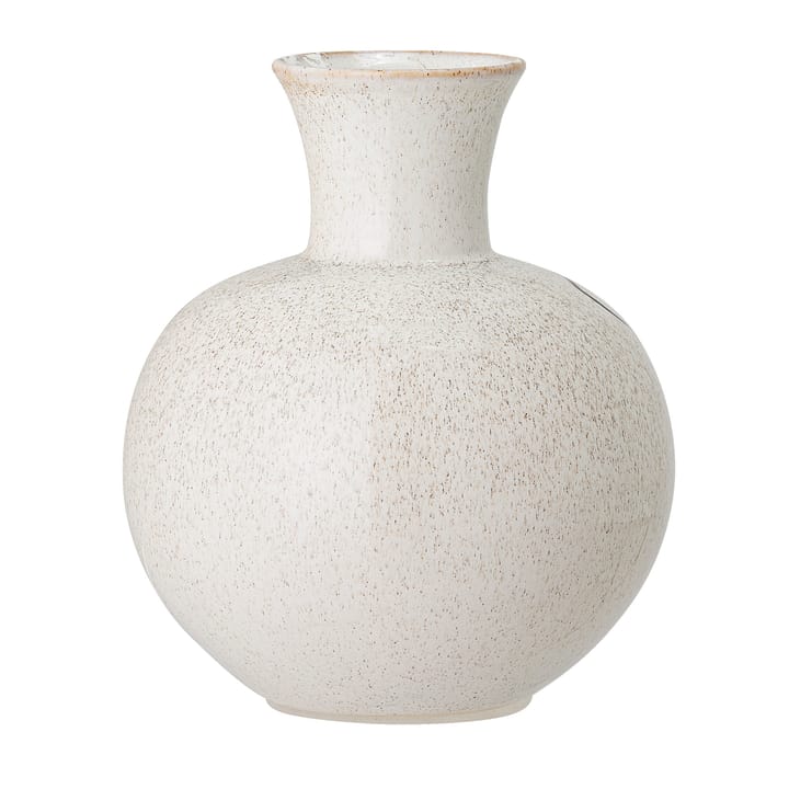 Bloomingville vase handpainted 22.5 cm - white - Bloomingville