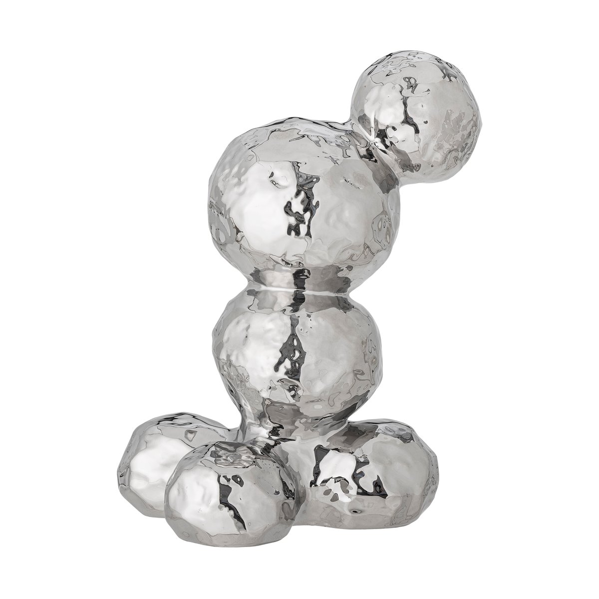 Bloomingville Bobby sculpture Silver | Scandinavian Design | Porcelain figurines & sculptures | Silver-coloured