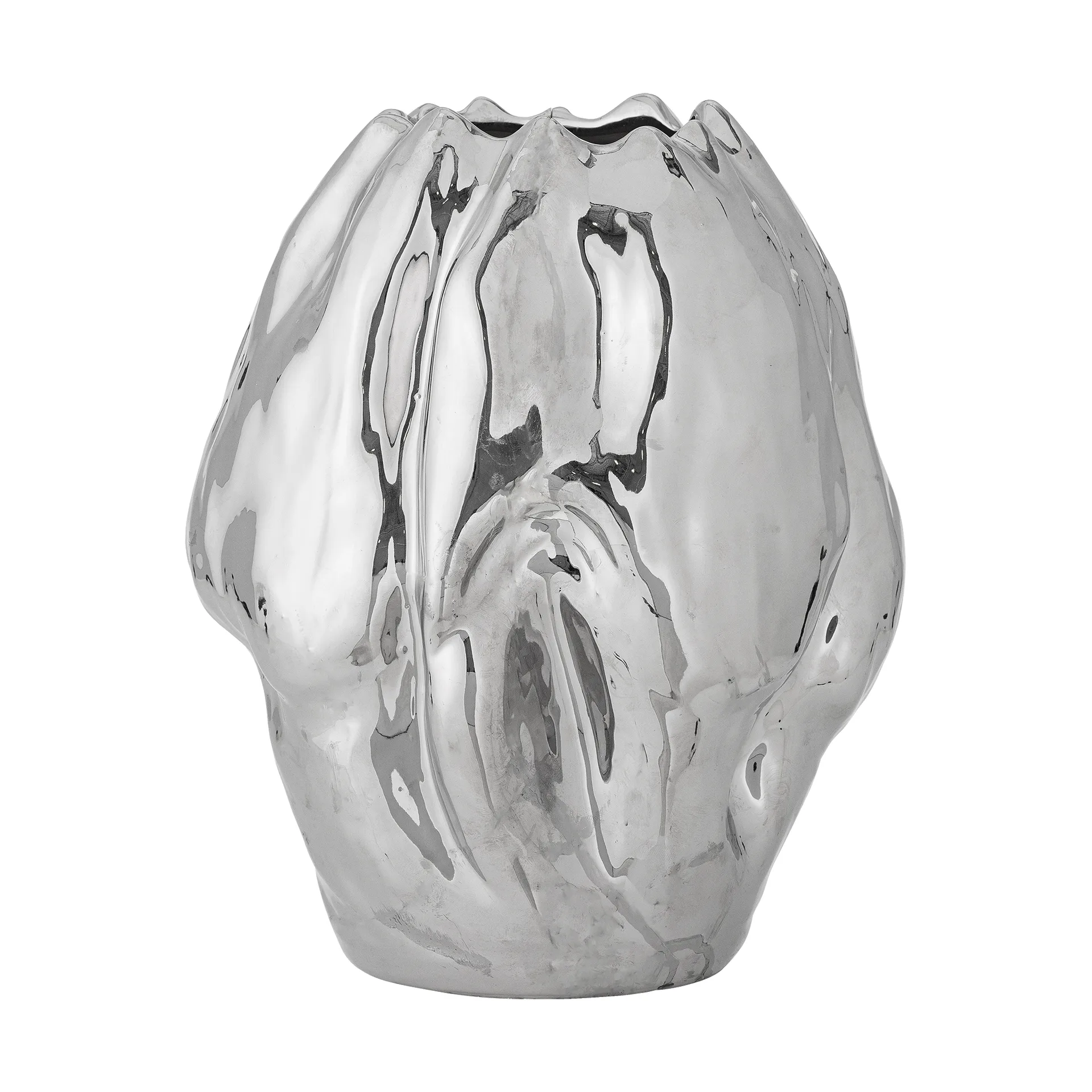 Bobby vase 23.5x29 cm, Silver Bloomingville