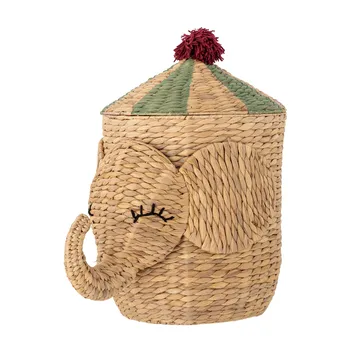 Bobo basket with lid 35x50 cm - Natural - Bloomingville