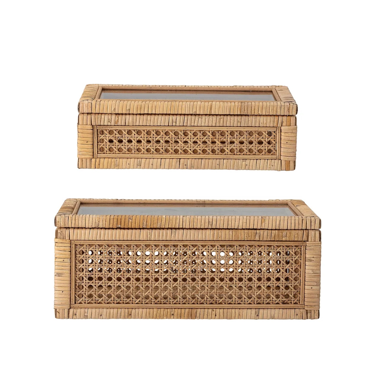 Bloomingville Box Box 2-pack Nature | Scandinavian Design | Storage jars | Beige