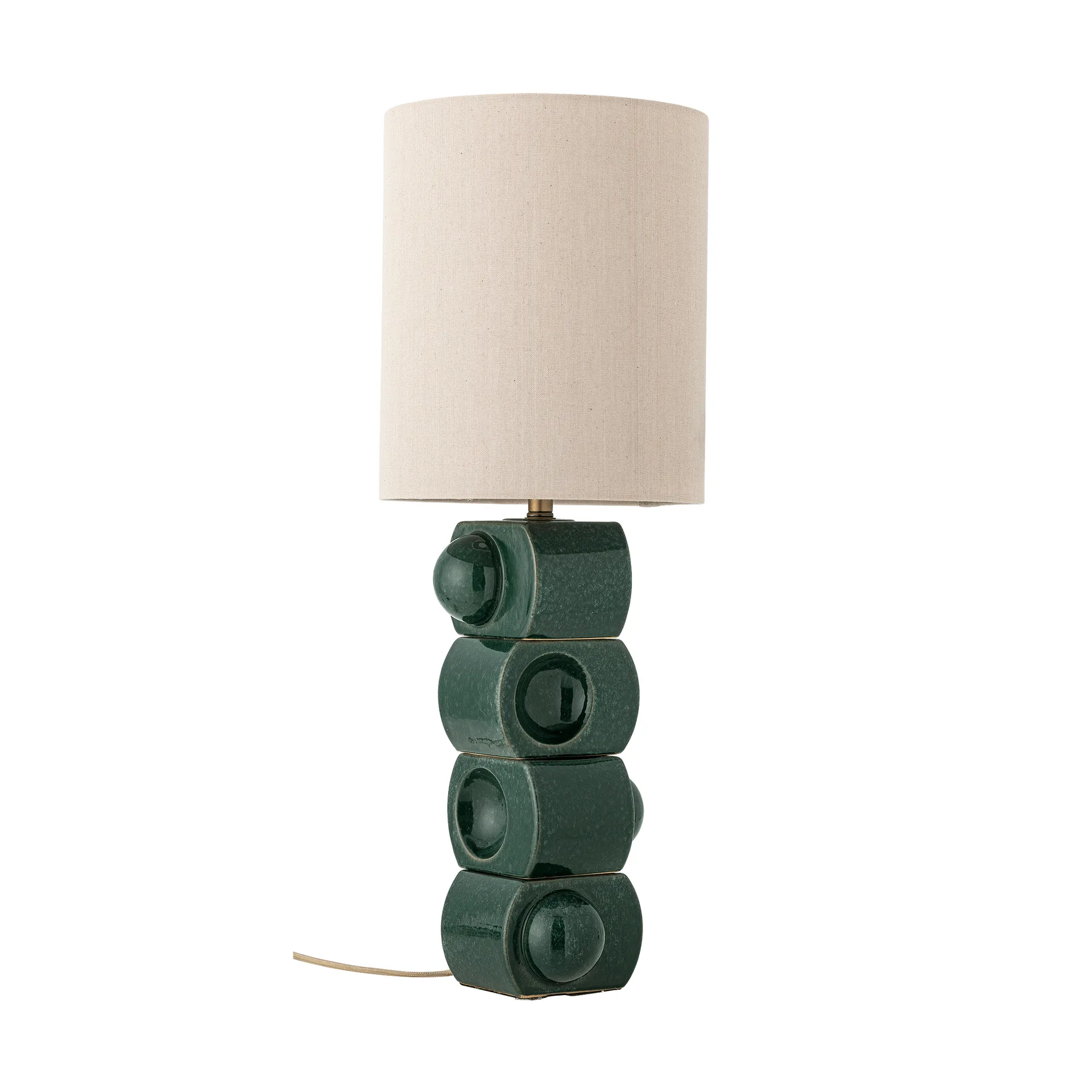 Brady table lamp, Green, Ø25 cm Bloomingville
