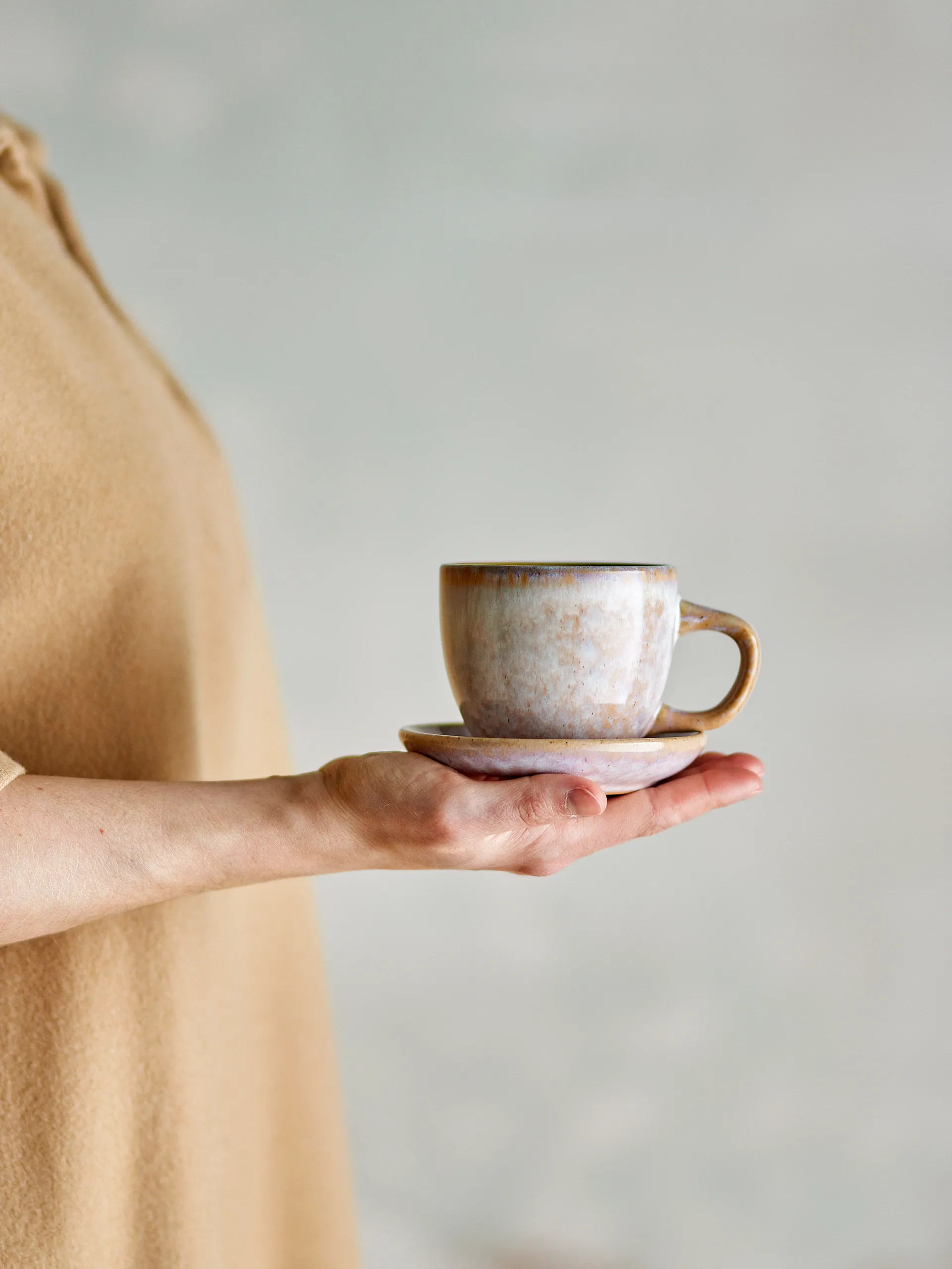 Brenta cup with saucer 4-pack, Rose Bloomingville