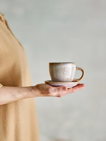 Brenta cup with saucer 4-pack - Rose - Bloomingville