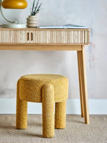 Bruno stool Ø42 cm - Yellow - Bloomingville