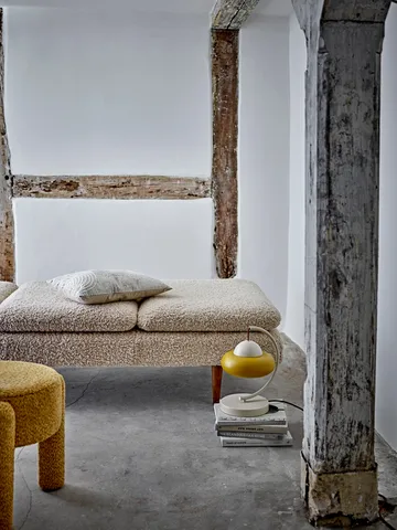 Bruno stool Ø42 cm - Yellow - Bloomingville