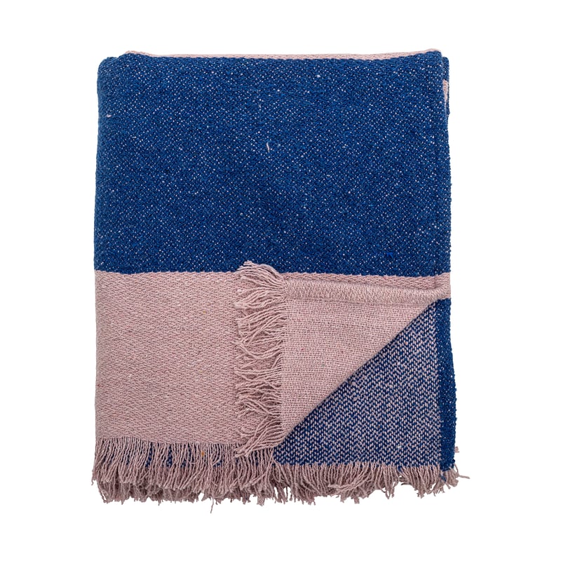 Bloomingville Cadeo plaid 130x160 cm Blue