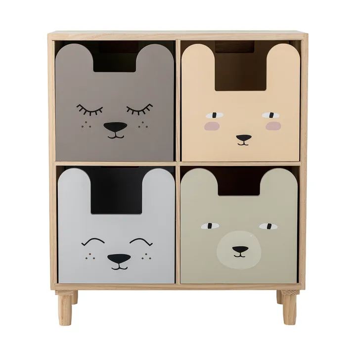 Calle bookshelf with draws - Multi, Paulownia - Bloomingville