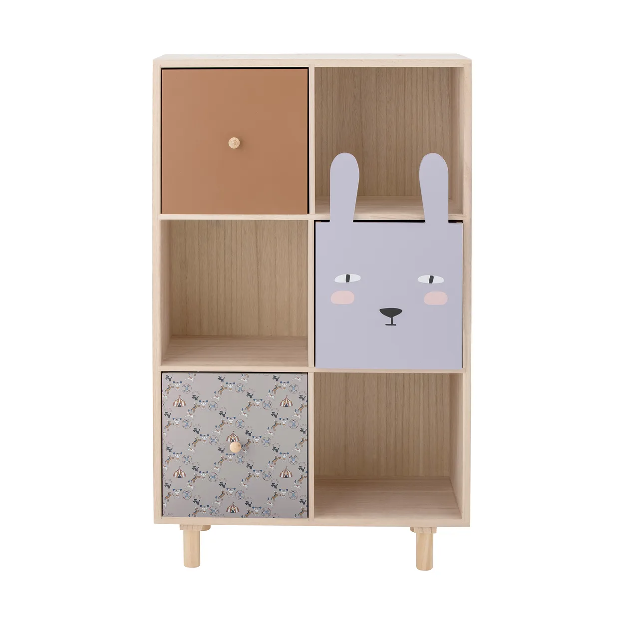 Bloomingville Calle bookshelf with draws Natural | Scandinavian Design | Shelves & shelving systems | Multi