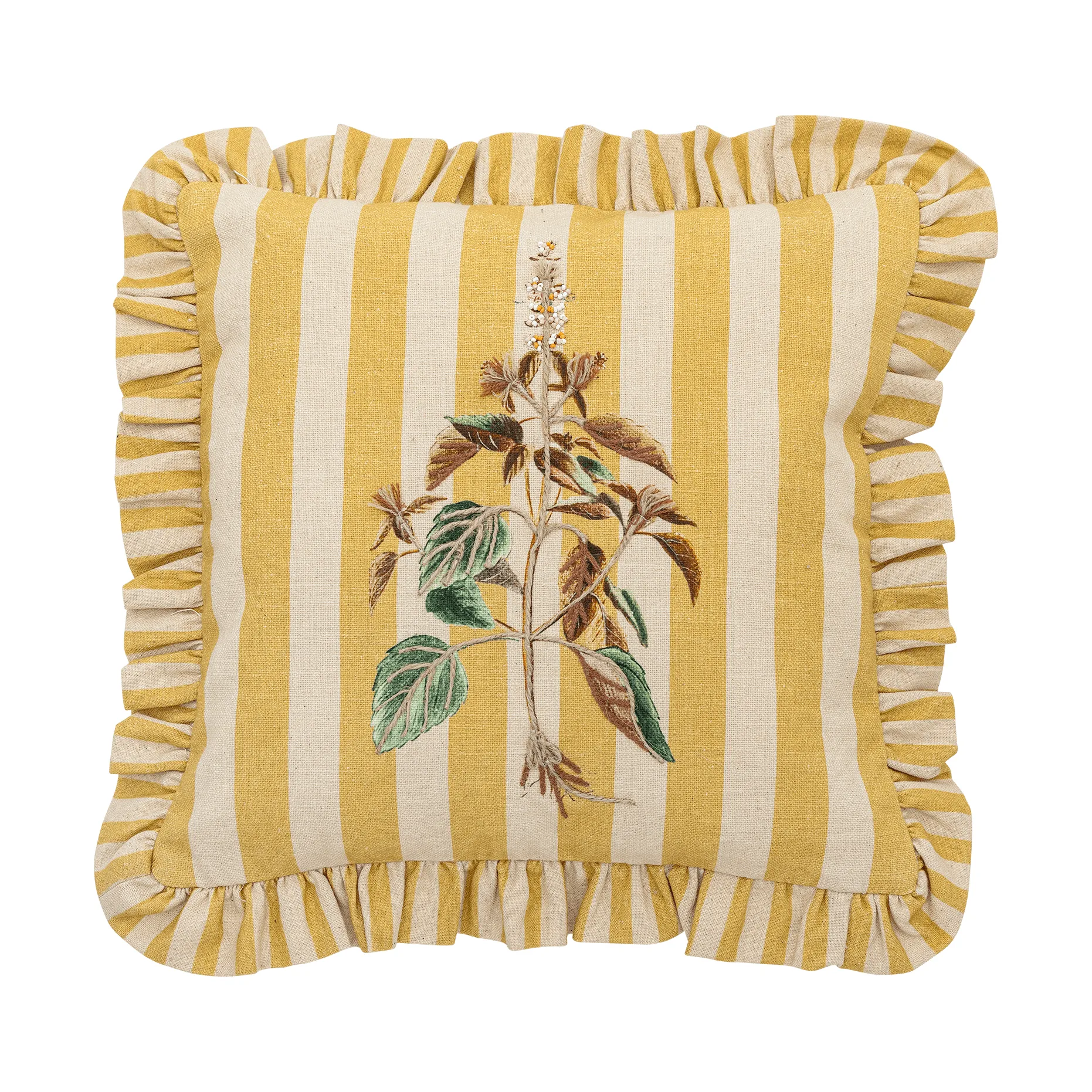 Camila cushion, Yellow, 35x35 cm Bloomingville