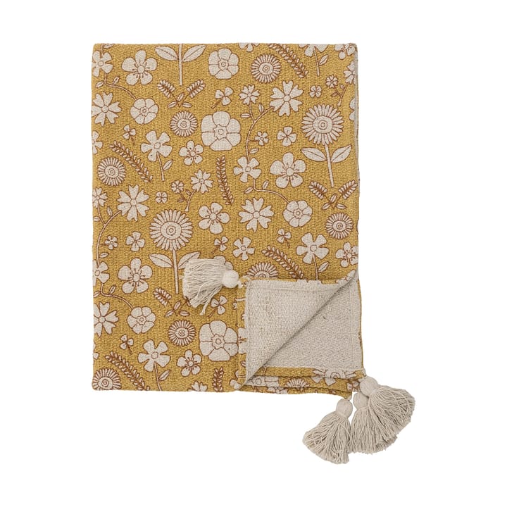 Camille cotton throw 80x100 cm - Yellow - Bloomingville