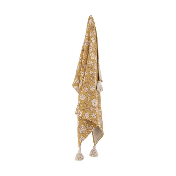 Camille cotton throw 80x100 cm - Yellow - Bloomingville