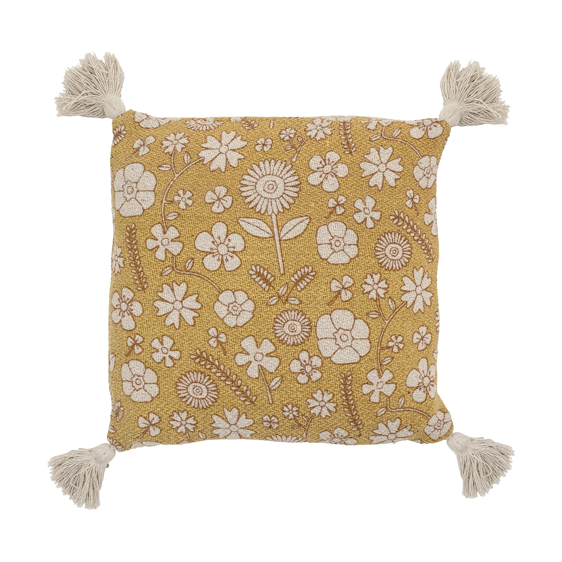 Camille cushion 40x40 cm, Yellow Bloomingville