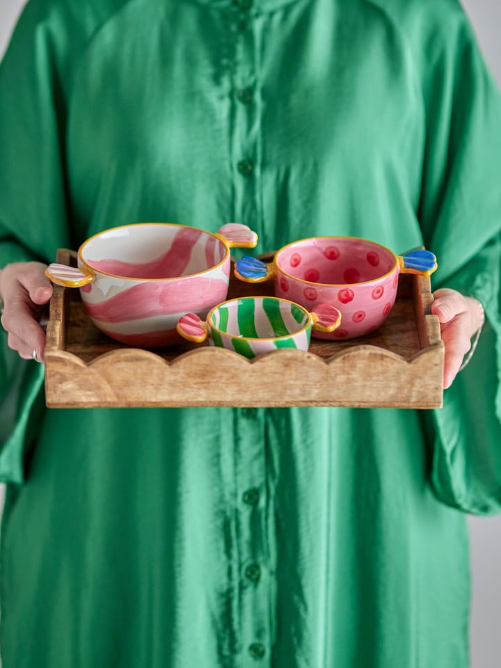 Caramella bowls 3 pieces, Pink Bloomingville