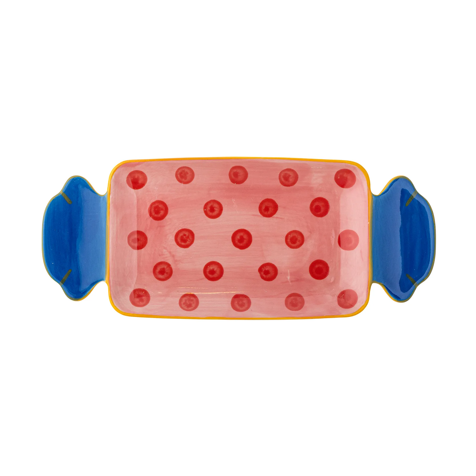 Caramella serving tray 10.5x25.5 cm, Pink Bloomingville