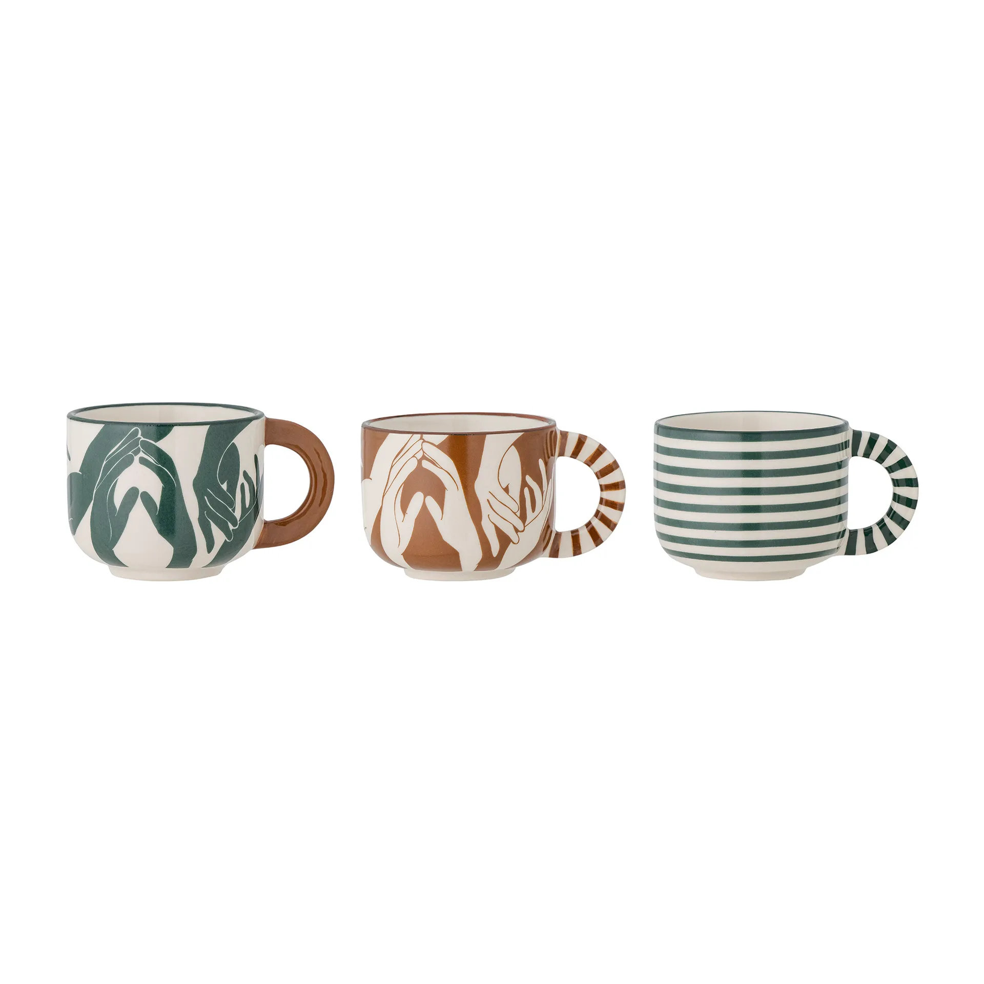 Carim cup 6.5 cm 3 pieces, Multi Bloomingville