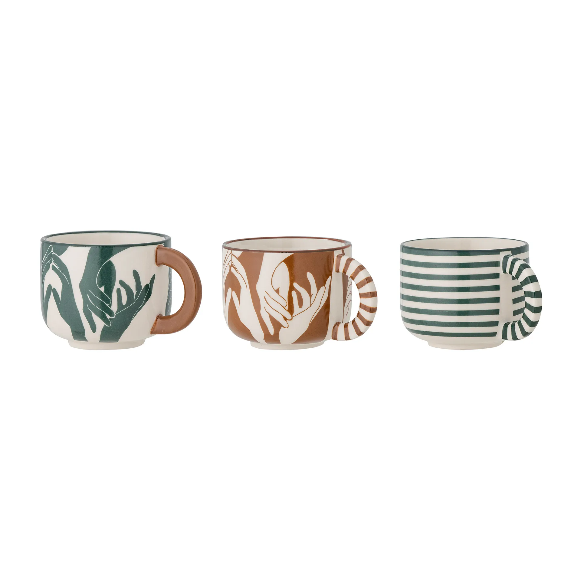 Carim cup 6.5 cm 3 pieces, Multi Bloomingville