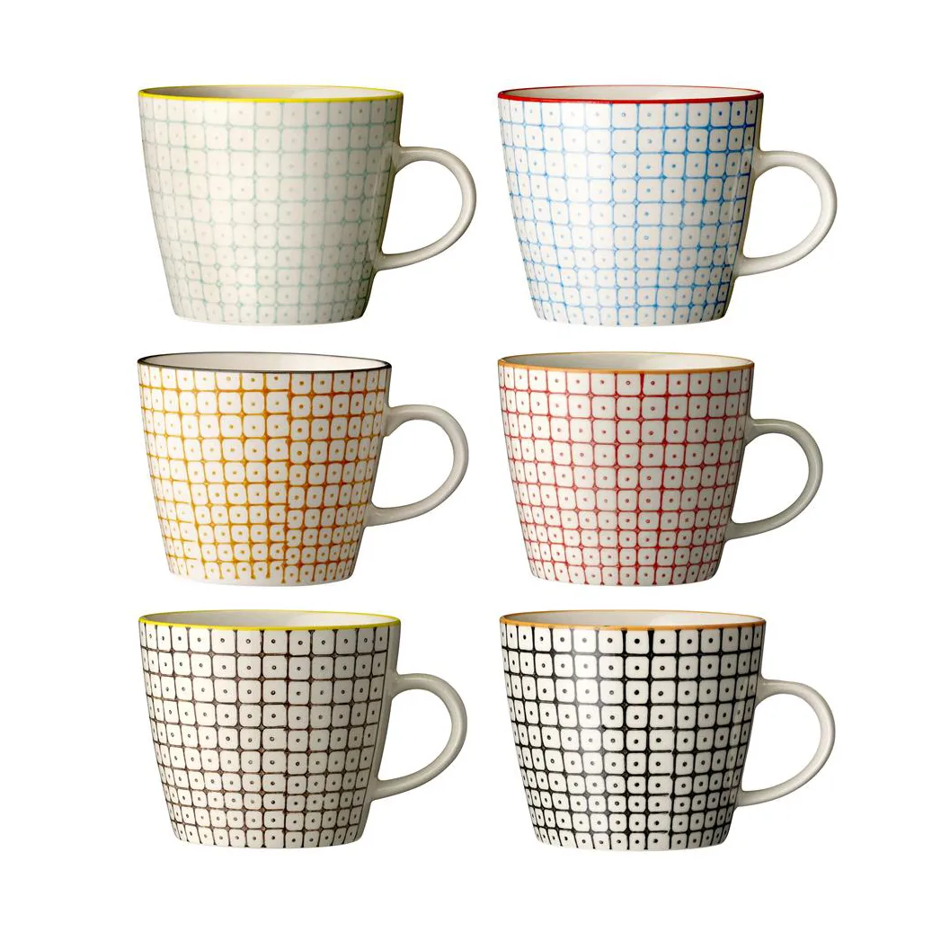 Carla mug 8.3 cm 6 pieces Bloomingville