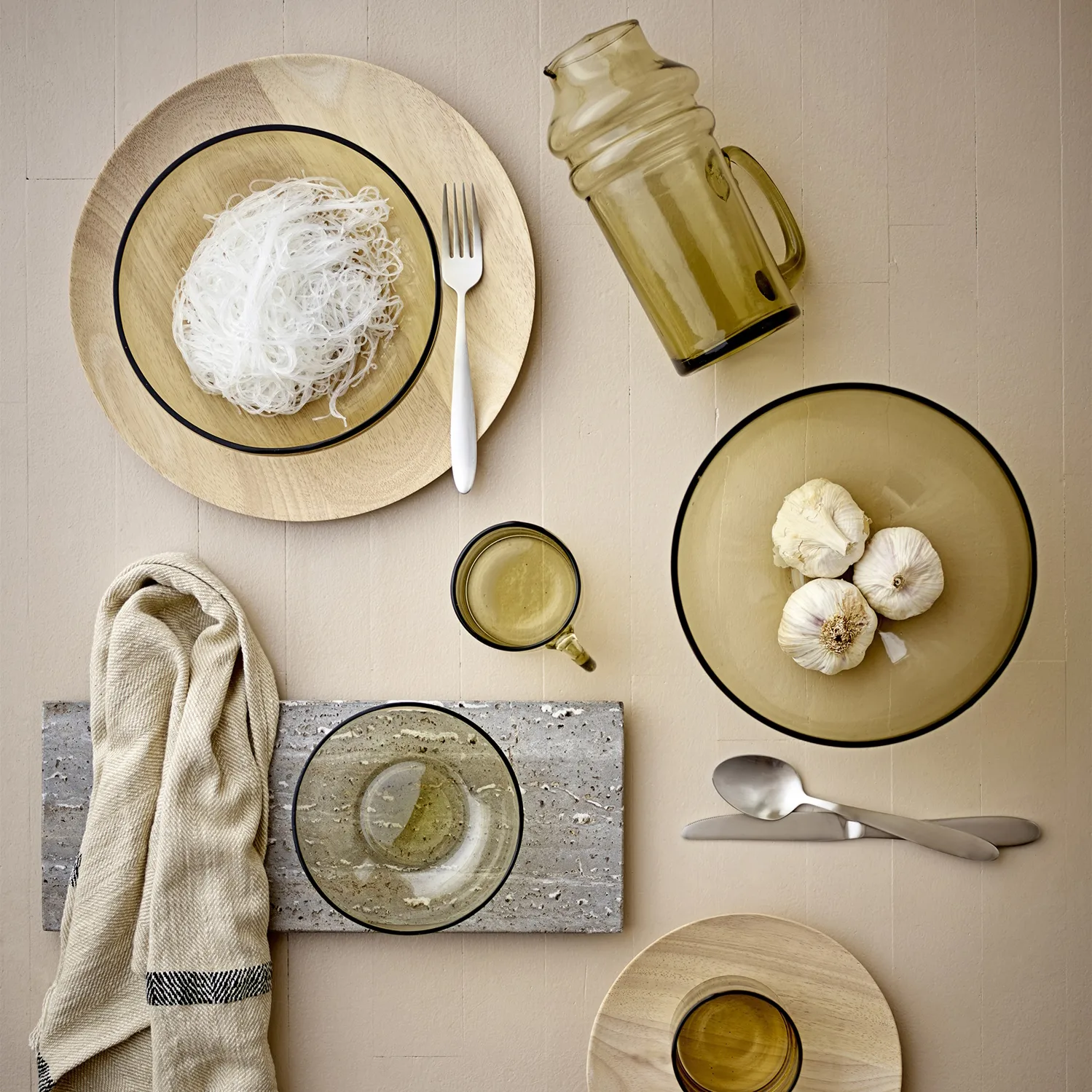 Casie bowl 22 cm, brown Bloomingville