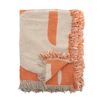 Caya throw 130x160 cm - Orange - Bloomingville