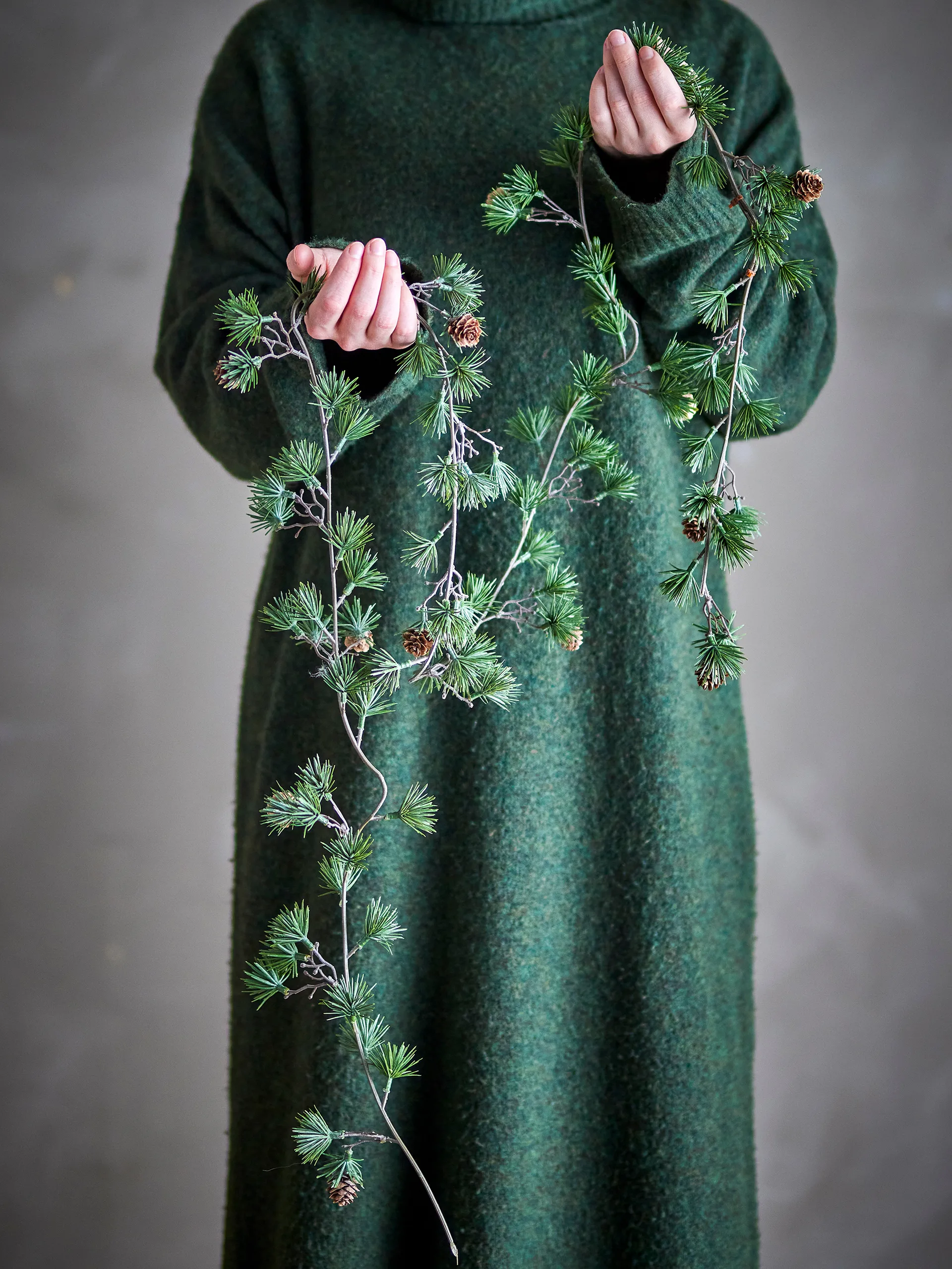 Cedar garland 200 cm, Green Bloomingville