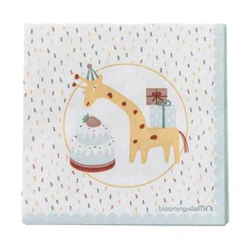 Celebrate paper napkin 20-pack - Blue - Bloomingville