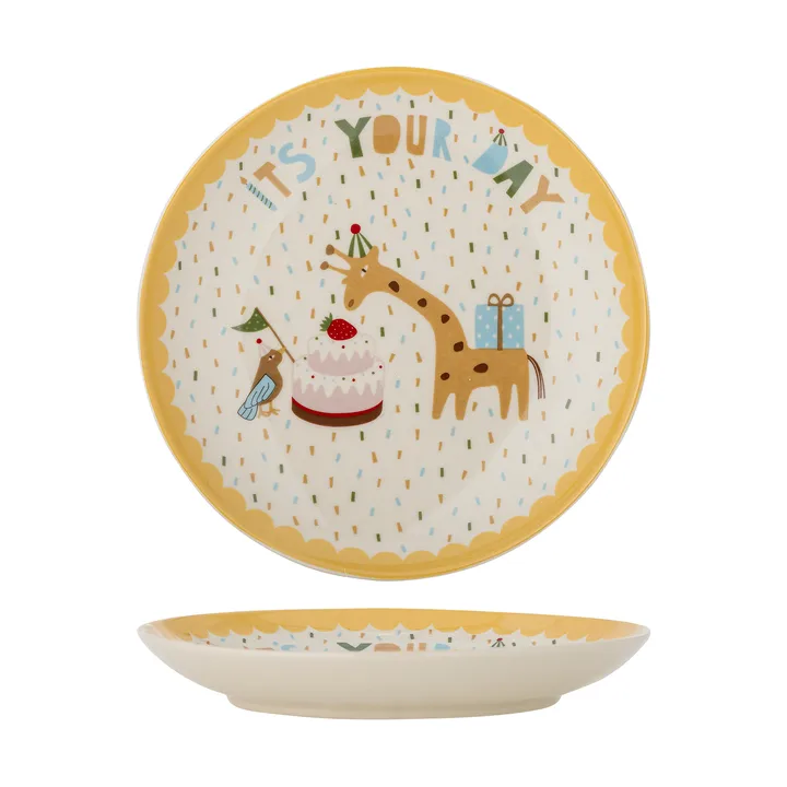 Celebrate plate Ø16 cm - Yellow - Bloomingville