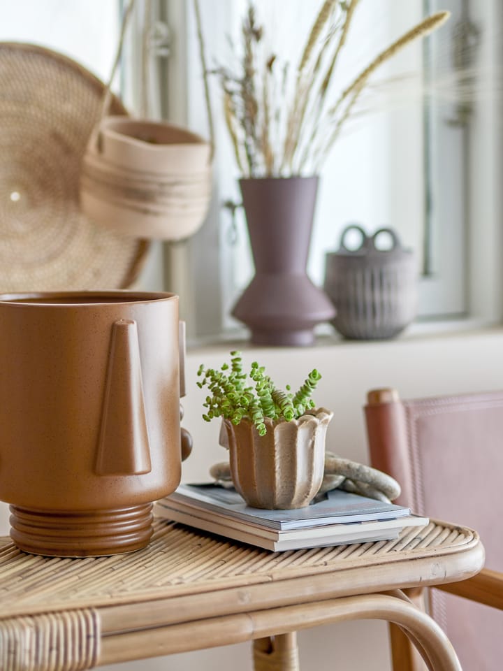 Chaca flower pot Ø10.5 cm, Brown Bloomingville